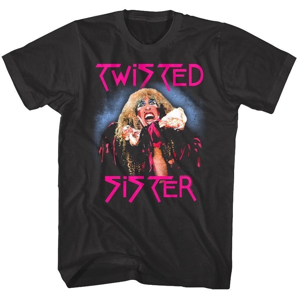 Twisted Sister Stay Hungry Album T Shirt Dee Snider Singer Glam Rock Band